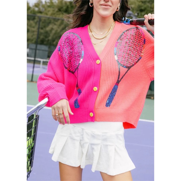 Queen of Sparkles | Tennis Cardigan. - Picture 6 of 10